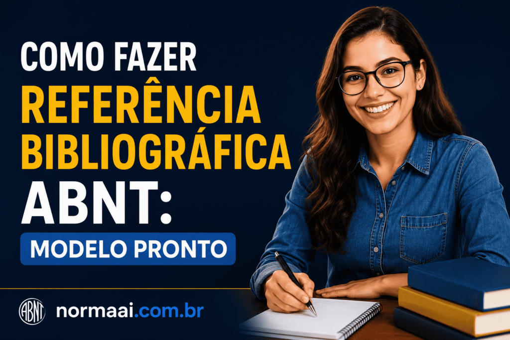 Como Fazer Referência Bibliográfica ABNT: Modelo Pronto Guia prático de como fazer referência bibliográfica ABNT com modelo pronto, exemplos, erros comuns e checklist final.