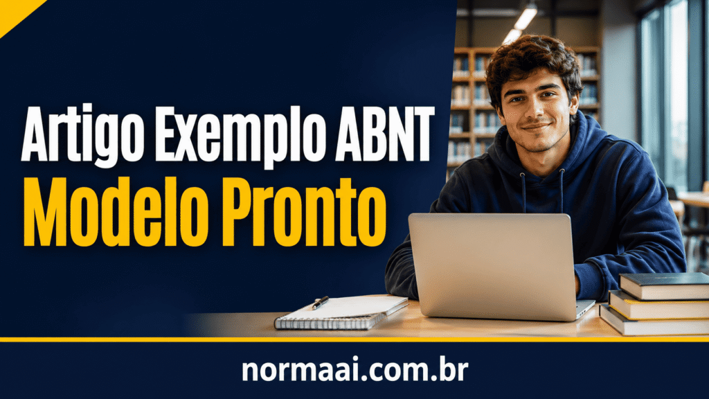 Artigo Exemplo ABNT: Modelo Pronto para Seguir Artigo Exemplo ABNT com modelo de artigo científico ABNT, estrutura certa, exemplos e checklist para revisar antes da entrega.