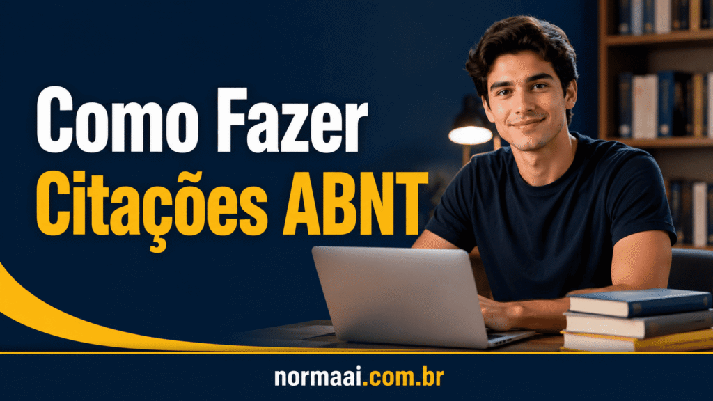 Como Fazer Citações ABNT com exemplos de citação direta, indireta e apud conforme a NBR 10520:2023.