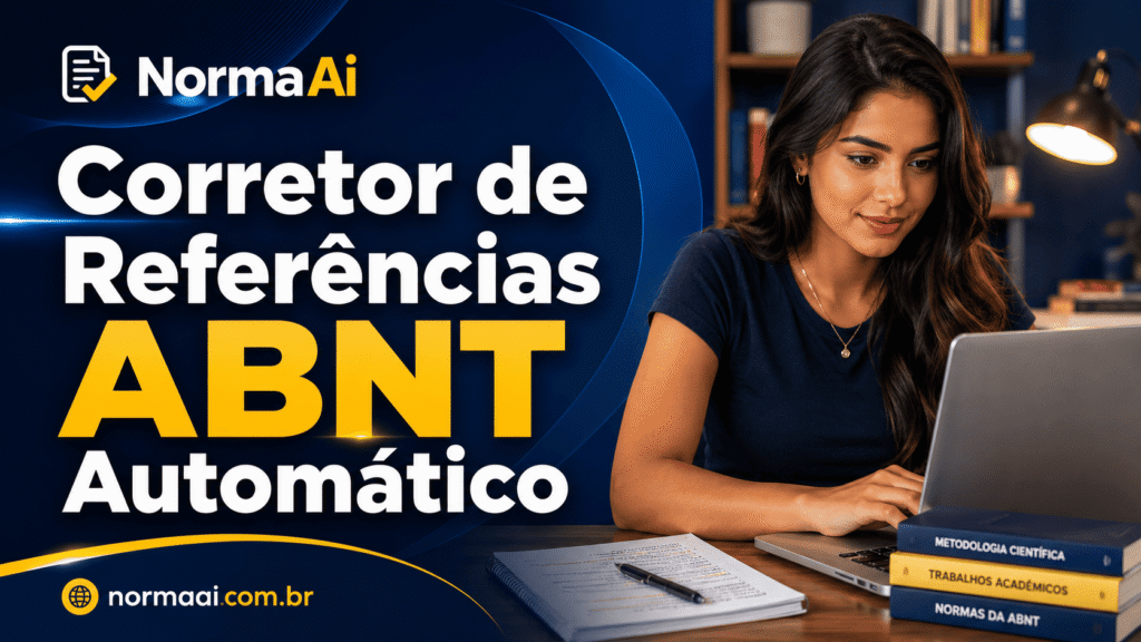 Guia prático de corretor de referências ABNT para ganhar tempo, evitar erros manuais e revisar antes da entrega.