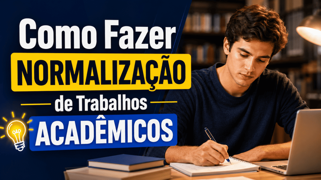 Guia prático de normalização de trabalhos acadêmicos online para ganhar tempo, evitar erros manuais e revisar antes da entrega.