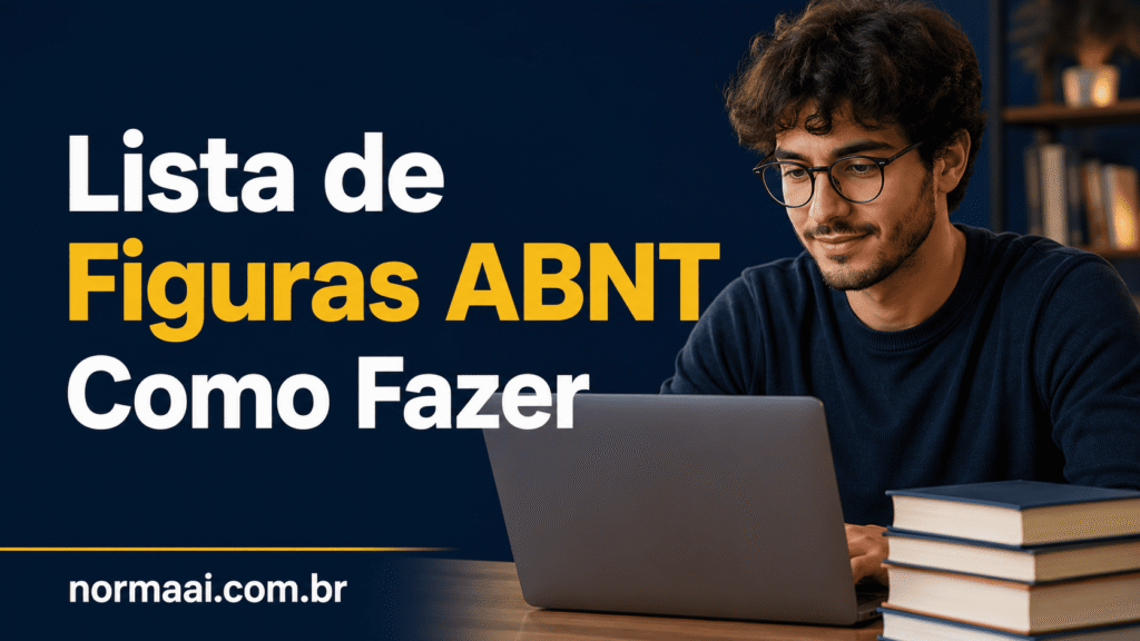 Veja Lista de Figuras ABNT com modelo pronto, exemplo correto e erros comuns para revisar antes da entrega.