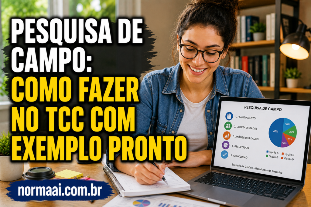 Pesquisa de campo: veja como fazer no TCC, quais instrumentos usar, exemplo para metodologia e checklist antes da entrega.