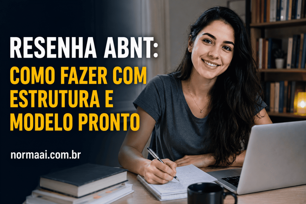 Resenha ABNT: veja como fazer, estrutura correta, modelo pronto, formatação e exemplos para trabalho acadêmico.